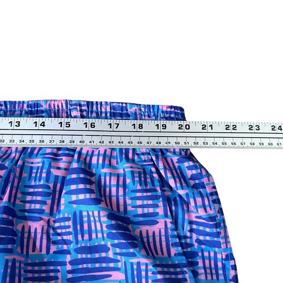 Southern Marsh Lined Swim Trunks Shorts Men’s 3X Blue Pink Geometric Drawstring - Picture 8 of 10